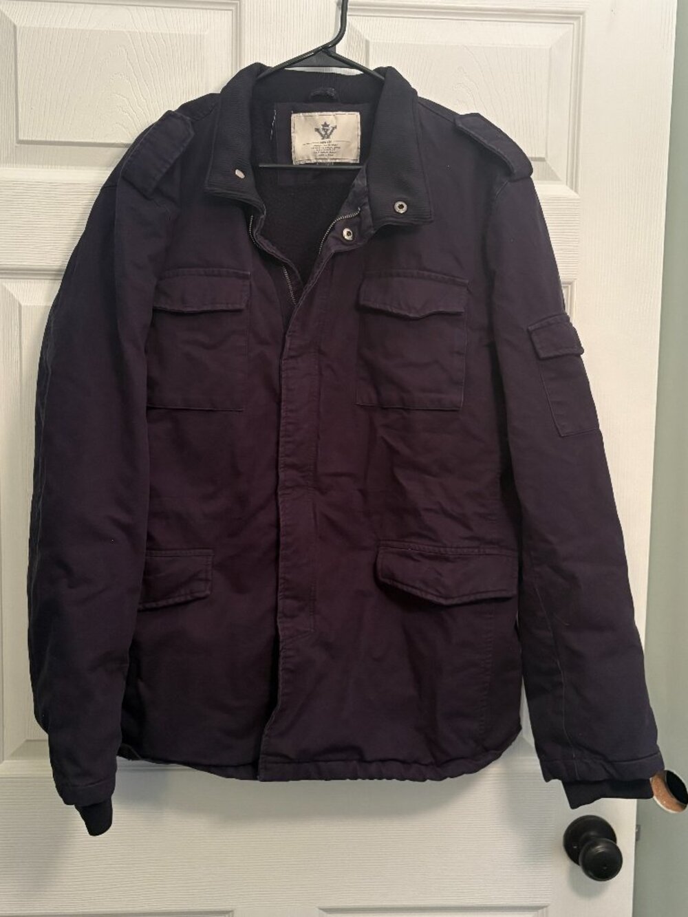 WenVen Men's Winter Military Thick Parka Jacket Warm Coat